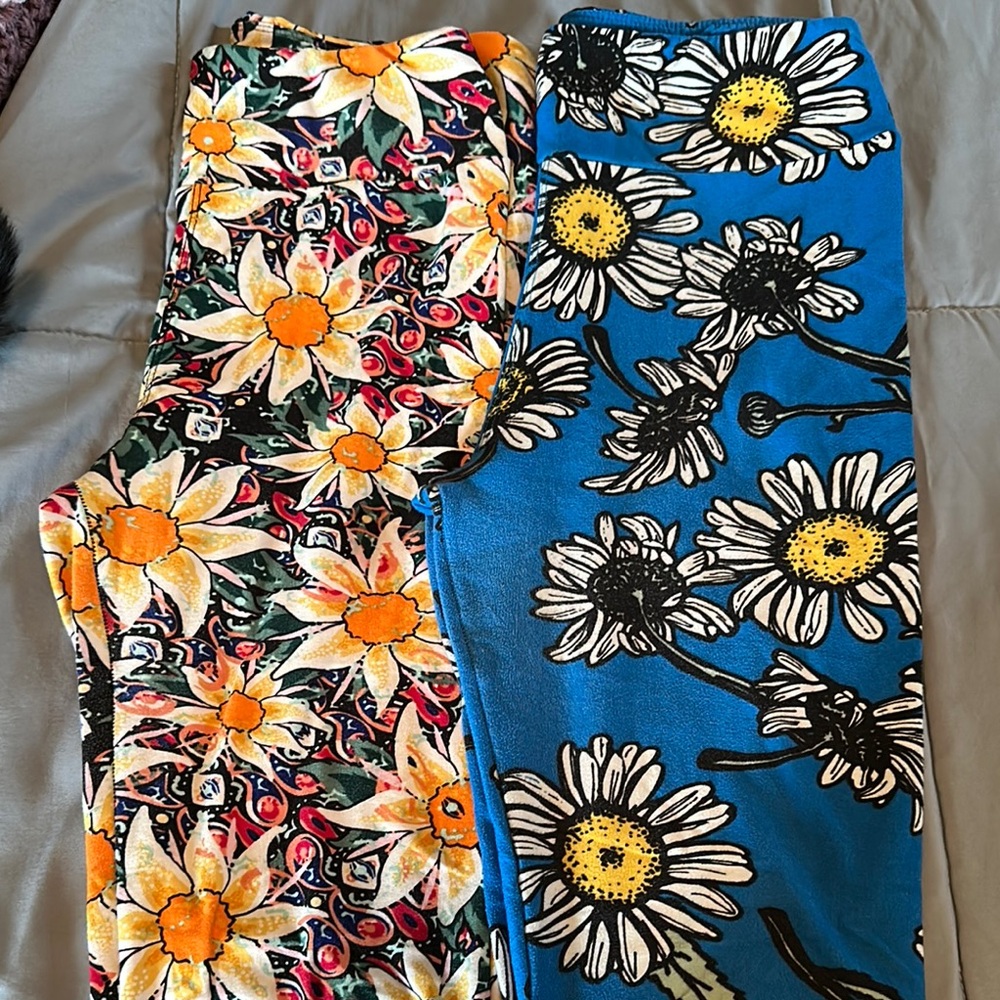 Lu La Roe Floral Patterned Leggings